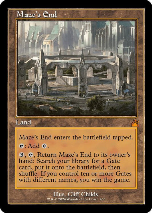 Maze's End (Retro Frame) [Ravnica Remastered] 465