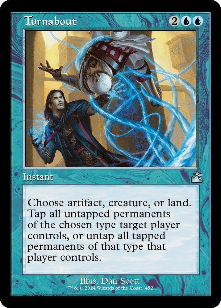 Turnabout (Retro Frame) [Ravnica Remastered] 452