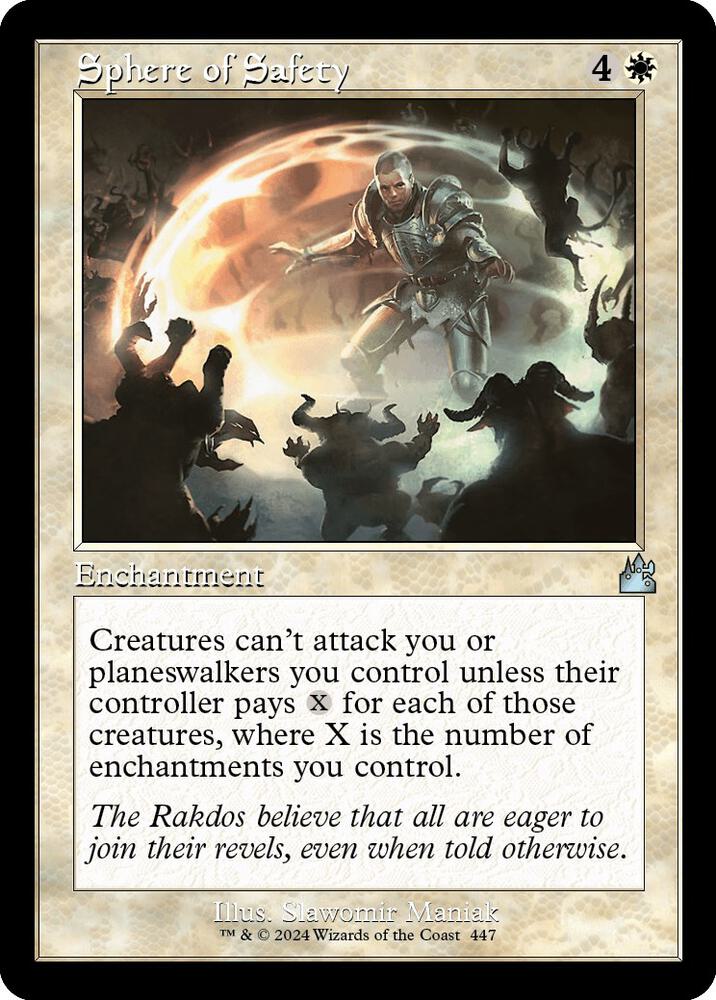 Sphere of Safety (Retro Frame) [Ravnica Remastered] 447
