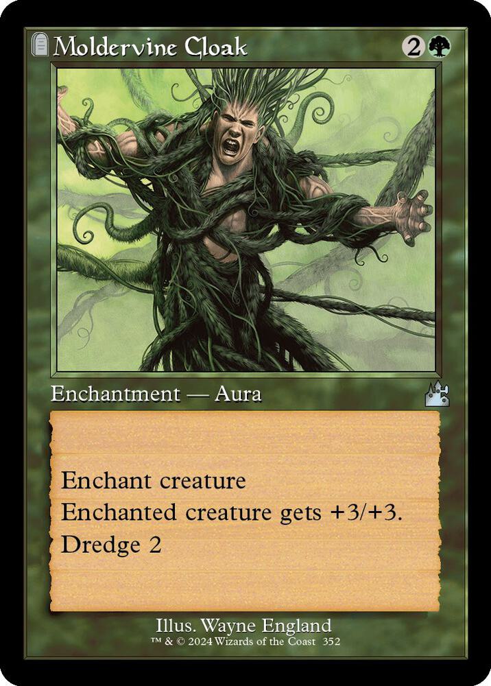 Moldervine Cloak (Retro Frame) [Ravnica Remastered] 352