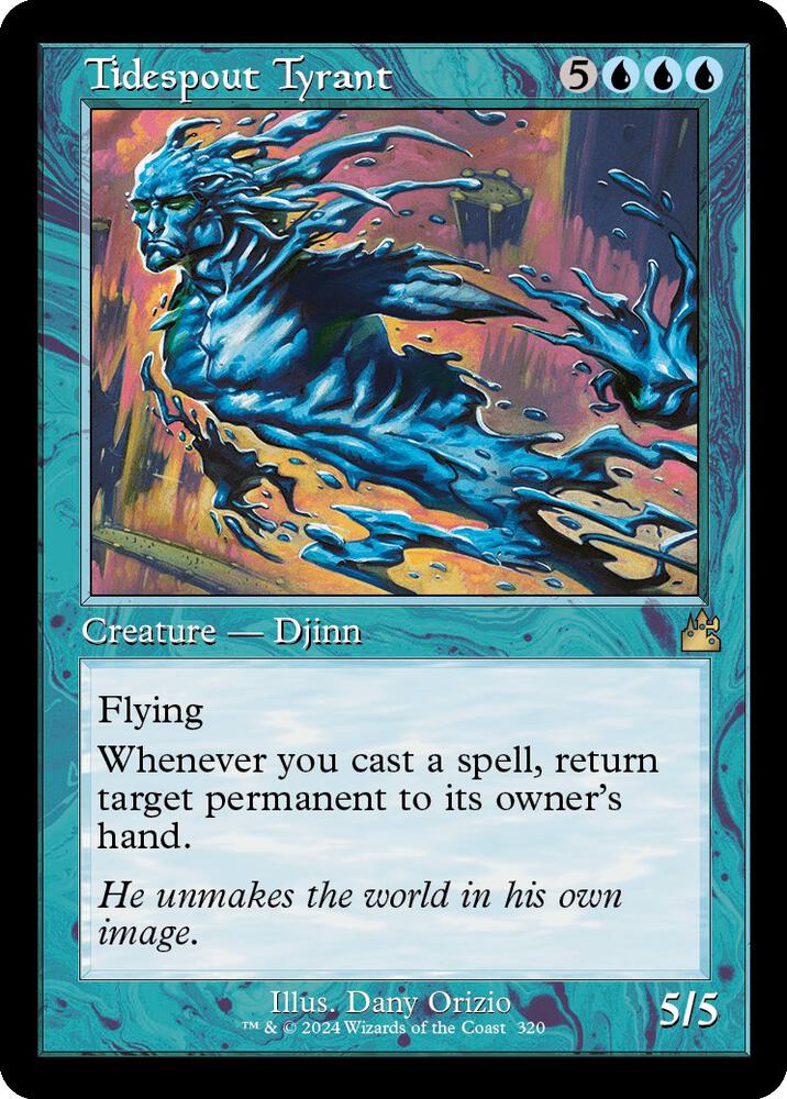 Tidespout Tyrant (Retro Frame) [Ravnica Remastered] 320