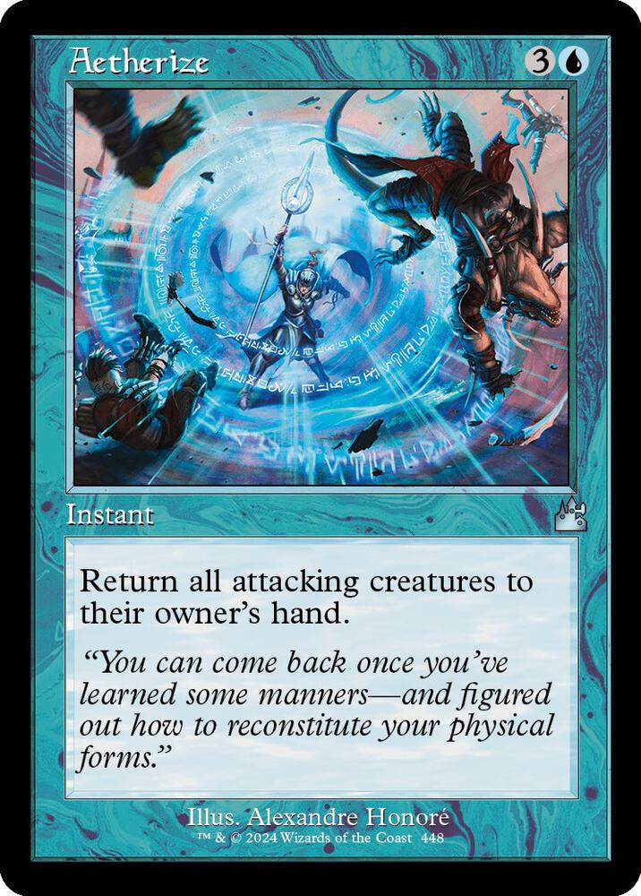 Aetherize (Retro Frame) [Ravnica Remastered] 448