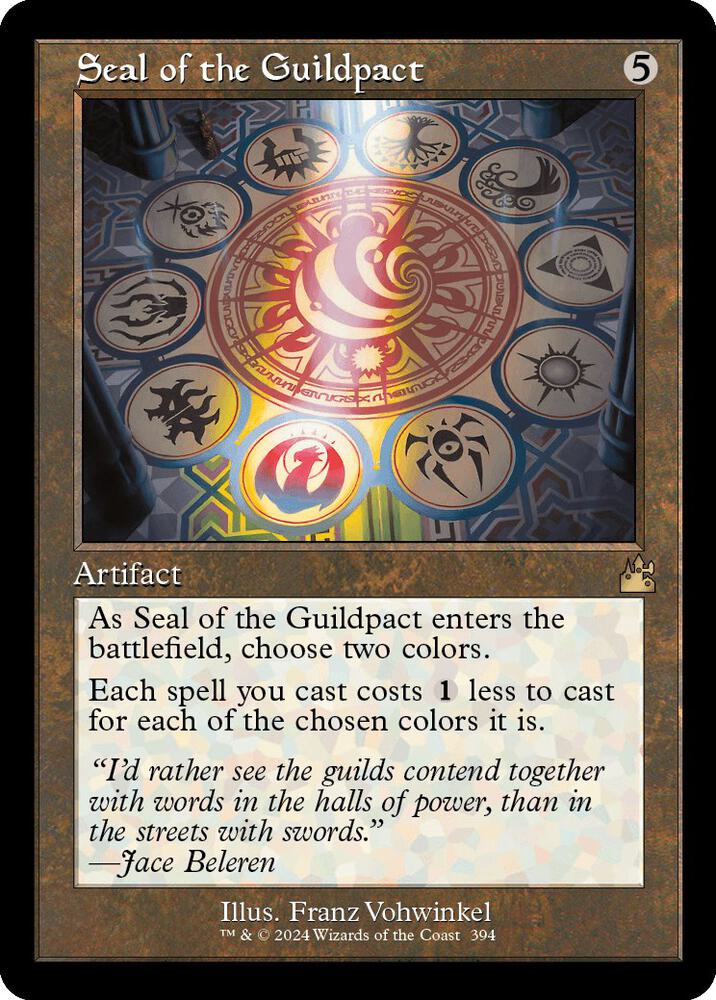 Seal of the Guildpact (Retro Frame) [Ravnica Remastered] 394