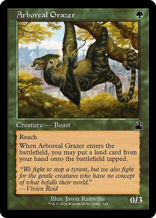 Arboreal Grazer (Retro Frame) [Ravnica Remastered] 343