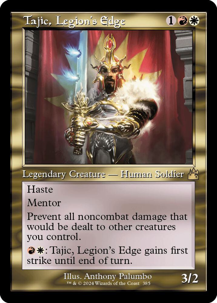Tajic, Legion's Edge (Retro Frame) [Ravnica Remastered] 385