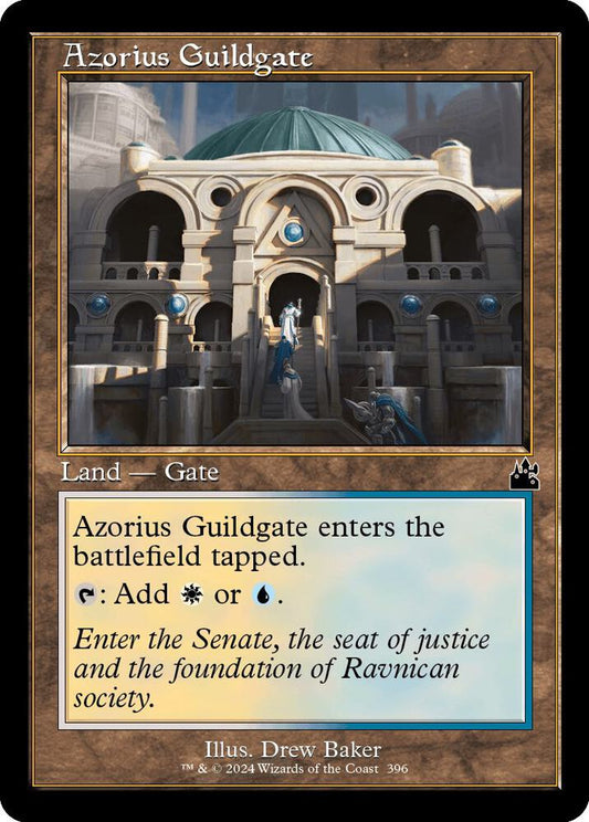 Azorius Guildgate (Retro Frame) [Ravnica Remastered] 396