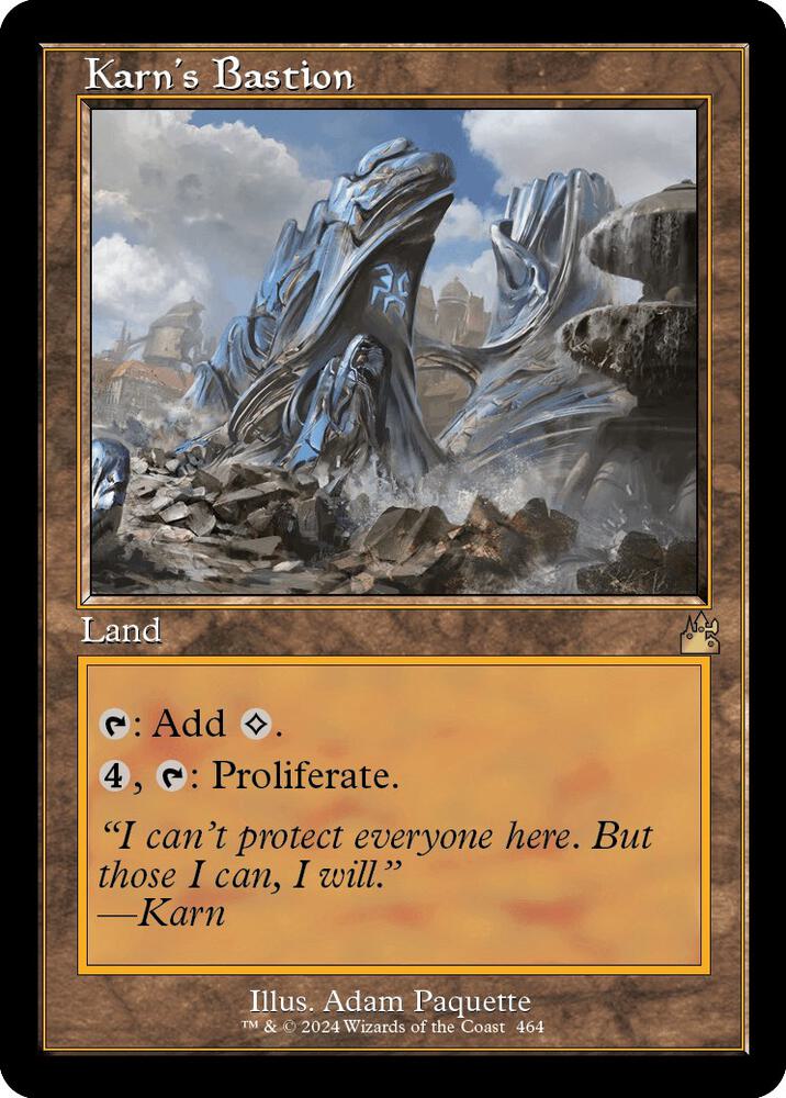 Karn's Bastion (Retro Frame) [Ravnica Remastered] 464