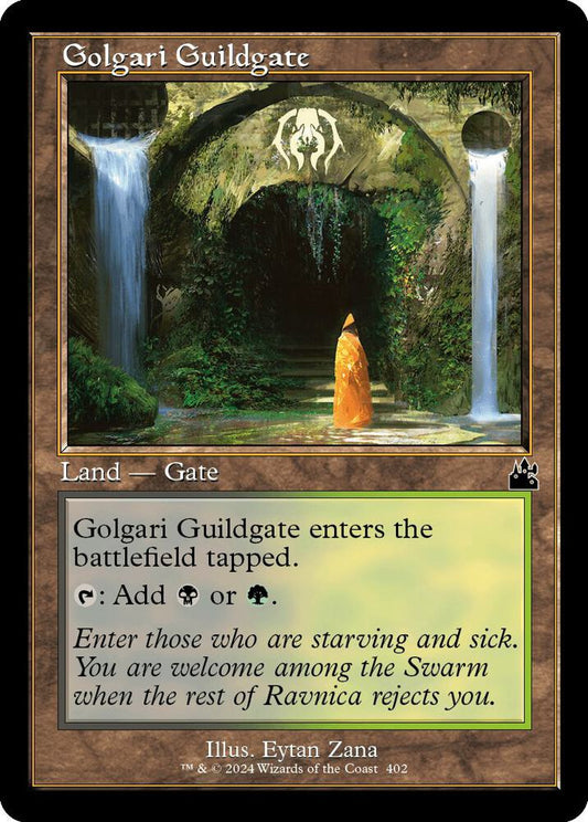 Golgari Guildgate (Retro Frame) [Ravnica Remastered] 402