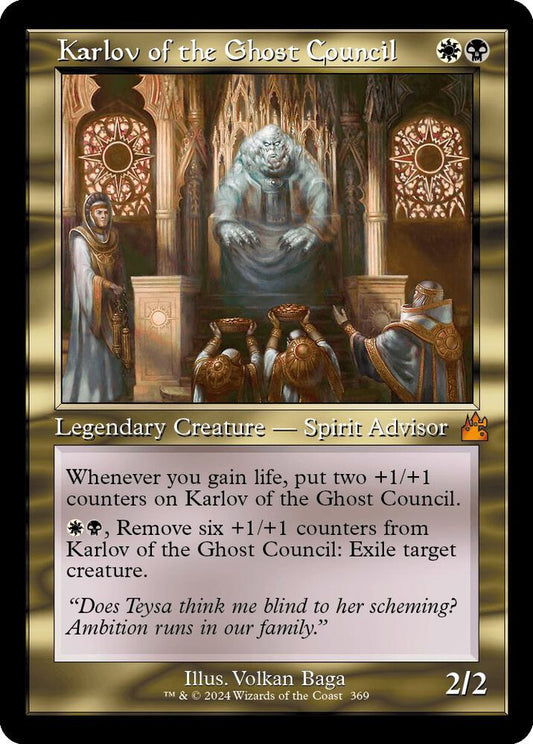 Karlov of the Ghost Council (Retro Frame) [Ravnica Remastered] 369