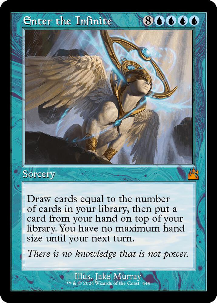 Enter the Infinite (Retro Frame) [Ravnica Remastered] 449