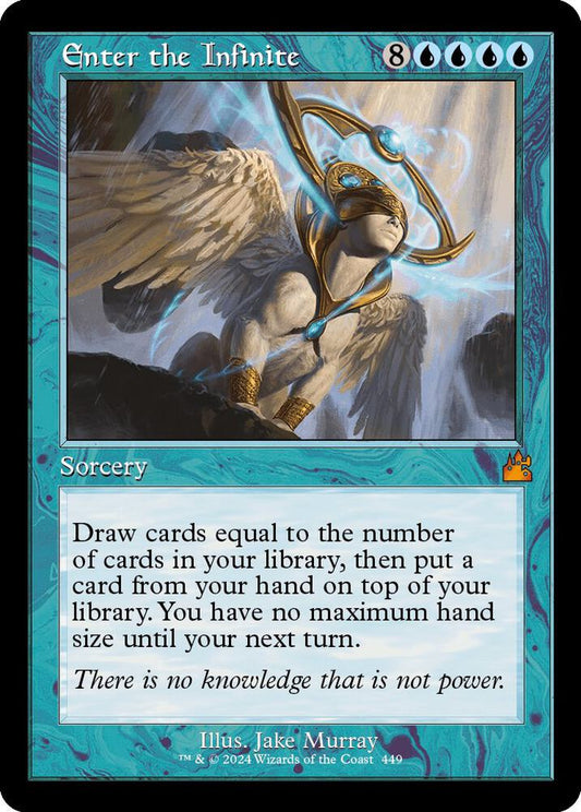 Enter the Infinite (Retro Frame) [Ravnica Remastered] 449