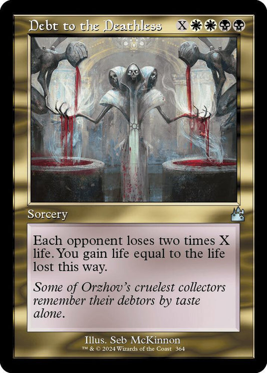 Debt to the Deathless (Retro Frame) [Ravnica Remastered] 364