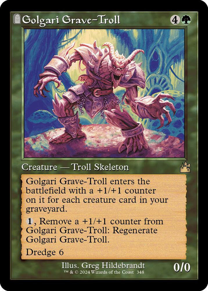 Golgari Grave-Troll (Retro Frame) [Ravnica Remastered] 348