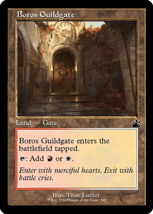 Boros Guildgate (Retro Frame) [Ravnica Remastered] 398