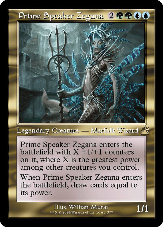 Prime Speaker Zegana (Retro Frame) [Ravnica Remastered] 377