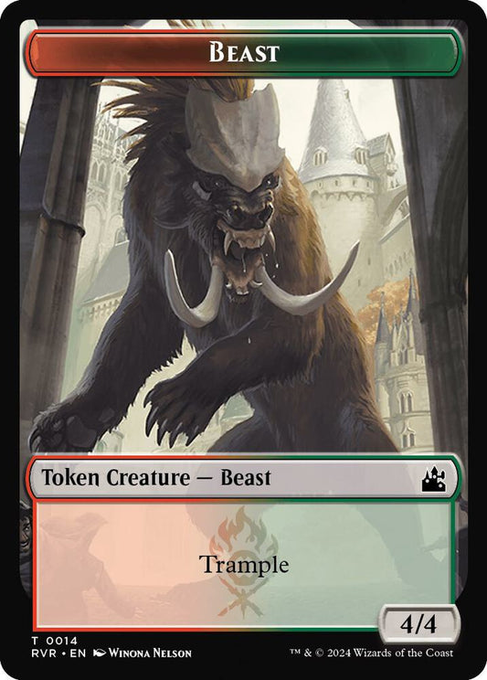 Beast Token [Ravnica Remastered] 14