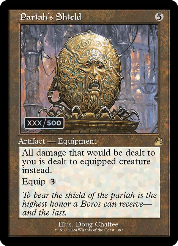 Pariah's Shield (Retro Frame) (Serial Numbered) [Ravnica Remastered] 393