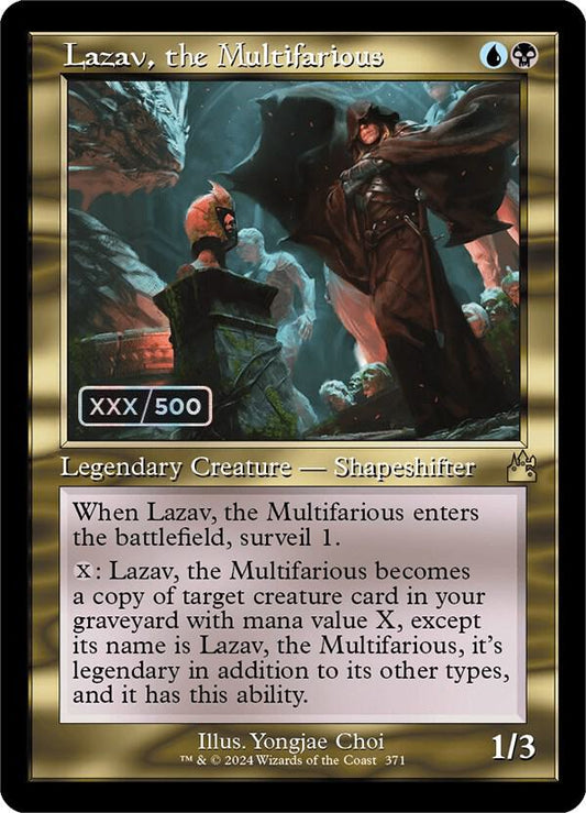 Lazav, the Multifarious (Retro Frame) (Serial Numbered) [Ravnica Remastered] 371