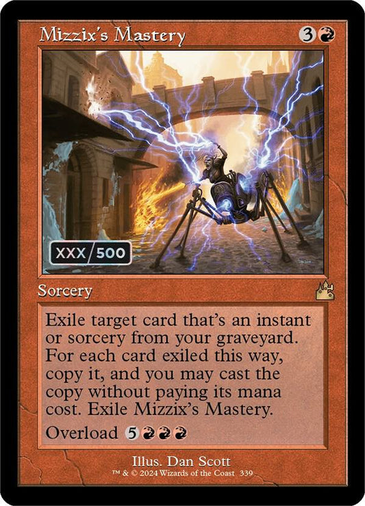 Mizzix's Mastery (Retro Frame) (Serial Numbered) [Ravnica Remastered] 339