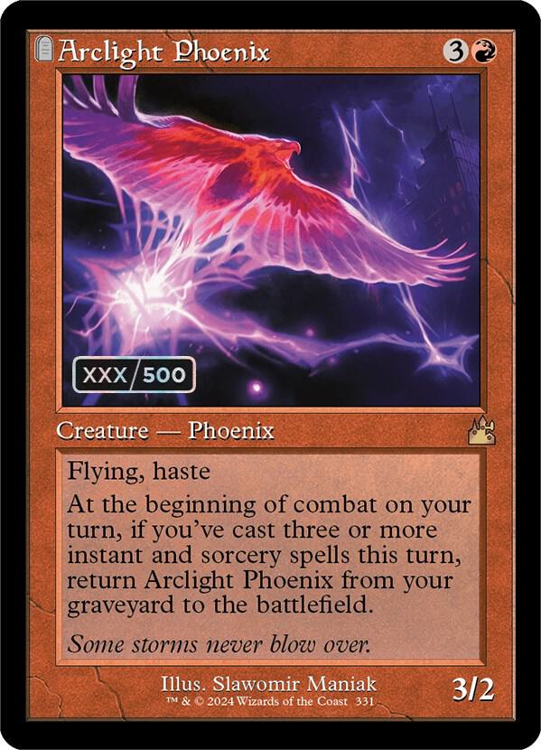 Arclight Phoenix (Retro Frame) (Serial Numbered) [Ravnica Remastered] 331