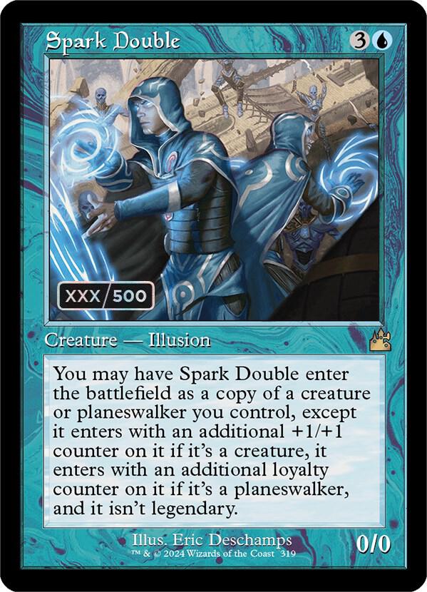 Spark Double (Retro Frame) (Serial Numbered) [Ravnica Remastered] 319