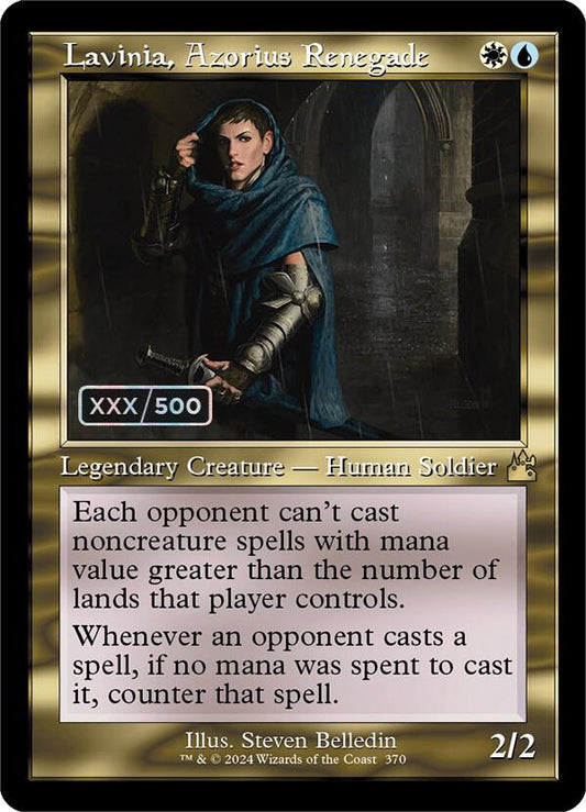 Lavinia, Azorius Renegade (Retro Frame) (Serial Numbered) [Ravnica Remastered] 370