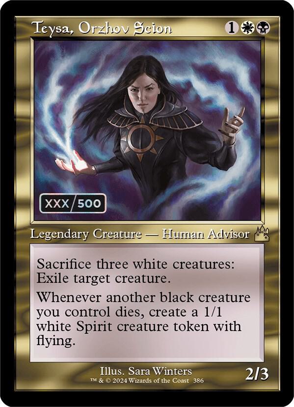 Teysa, Orzhov Scion (Retro Frame) (Serial Numbered) [Ravnica Remastered] 386