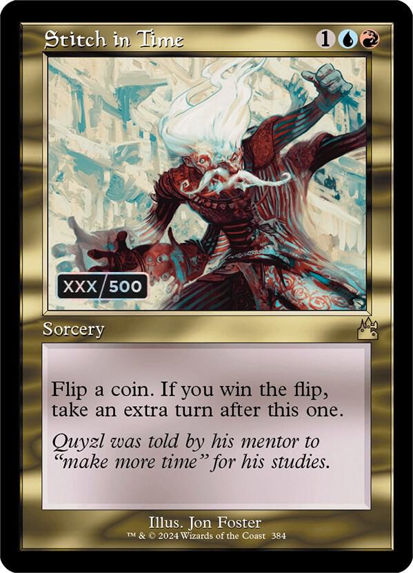 Stitch in Time (Retro Frame) (Serial Numbered) [Ravnica Remastered] 384