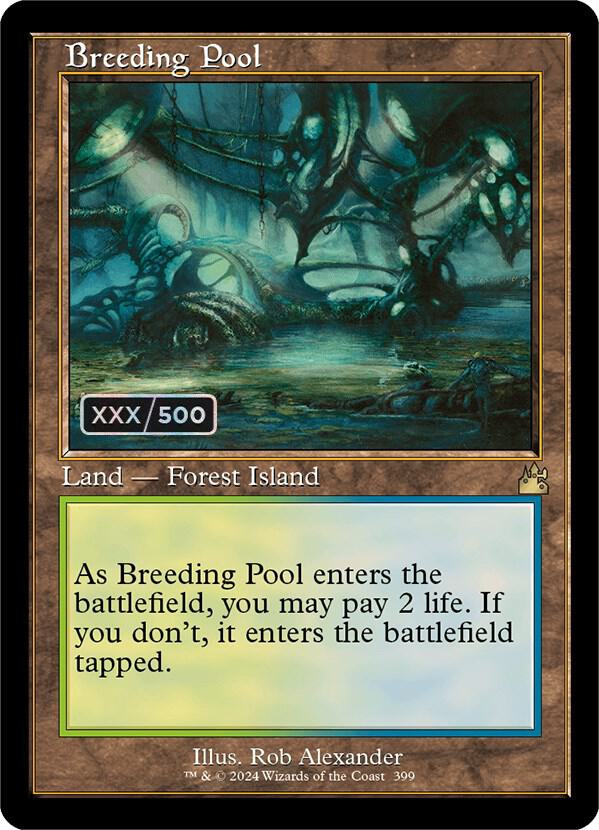 Breeding Pool (Retro Frame) (Serial Numbered) [Ravnica Remastered] 399
