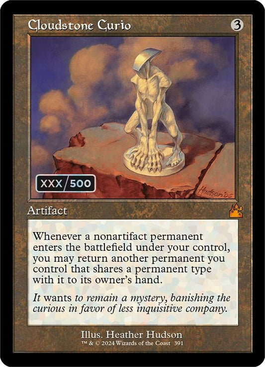 Cloudstone Curio (Retro Frame) (Serial Numbered) [Ravnica Remastered] 391