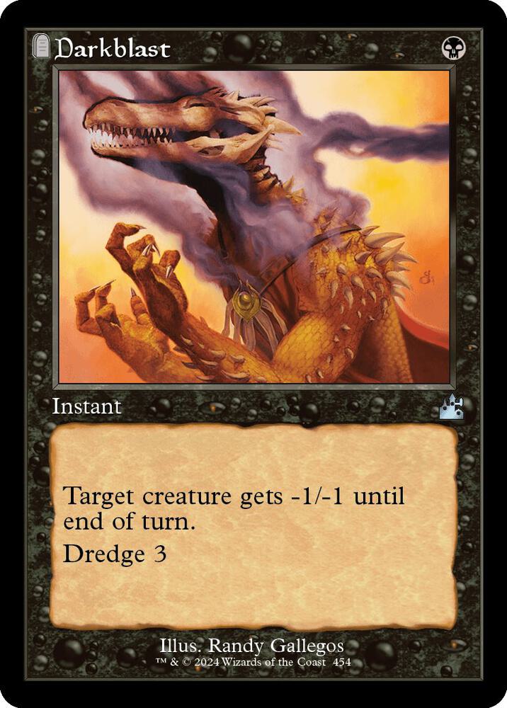 Darkblast (Retro Frame) [Ravnica Remastered] 454