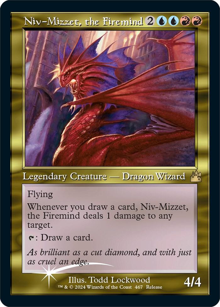 Niv-Mizzet, the Firemind (Retro Frame) [Launch Party & Release Event Promos] 467