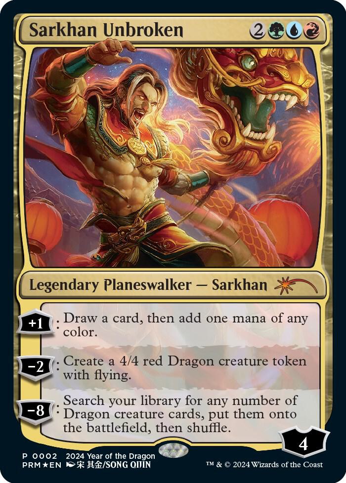 Sarkhan Unbroken (Year of the Dragon 2024) [Standard Showdown Promos] 2