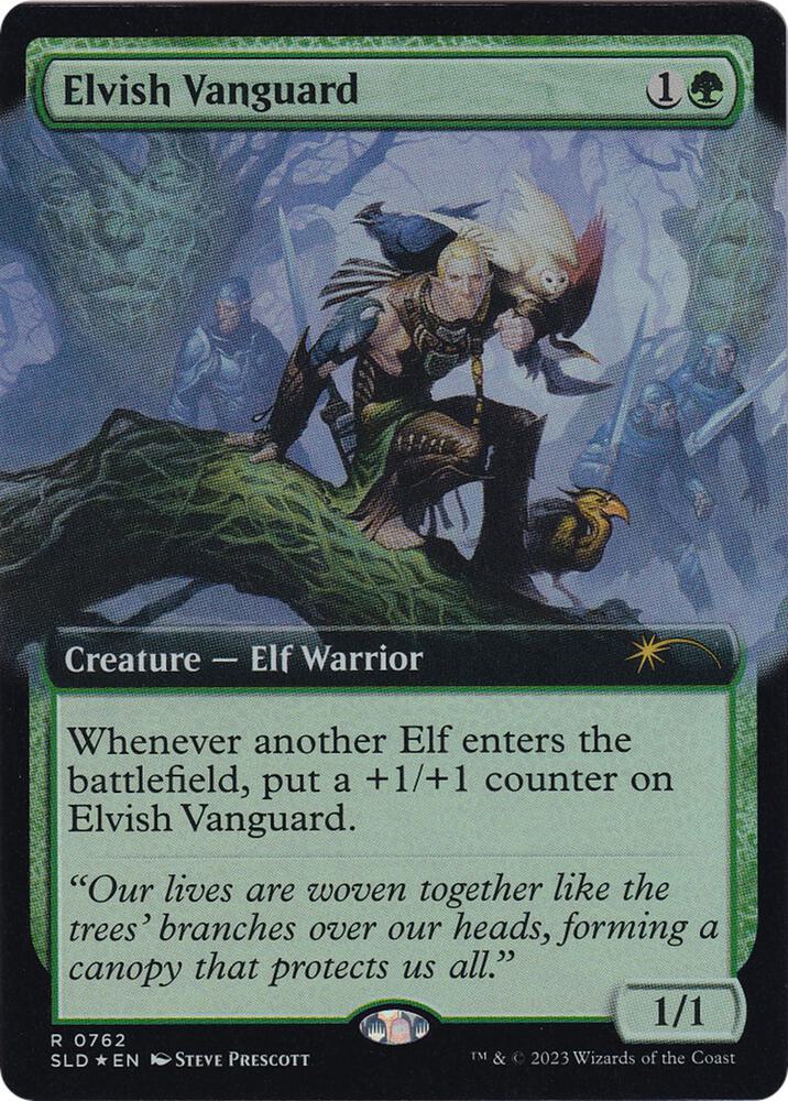 Elvish Vanguard (Extended Art) [Secret Lair Drop Series] 762