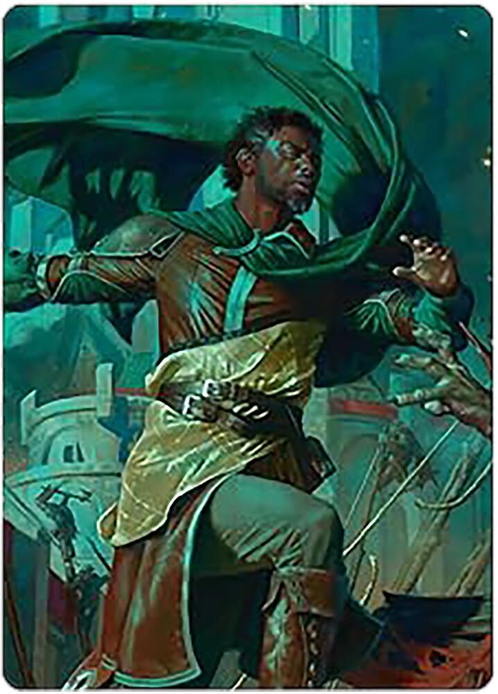 Aragorn, Hornburg Hero Art Card [Art Series: Universes Beyond: The Lord of the Rings: Tales of Middle-earth] 2