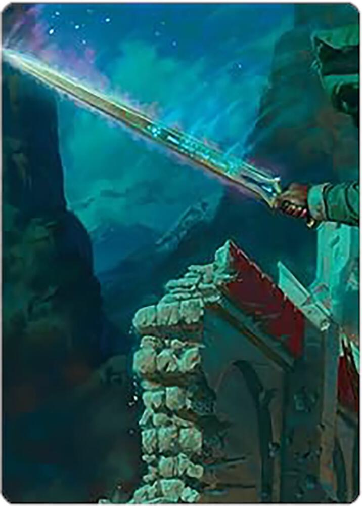 Anduril, Narsil Reforged Art Card [Art Series: Universes Beyond: The Lord of the Rings: Tales of Middle-earth] 1