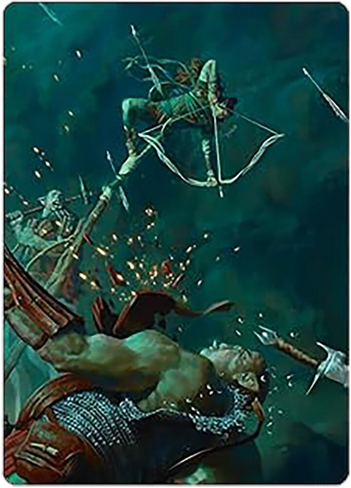 Legolas's Quick Reflexes Art Card [Art Series: Universes Beyond: The Lord of the Rings: Tales of Middle-earth] 3