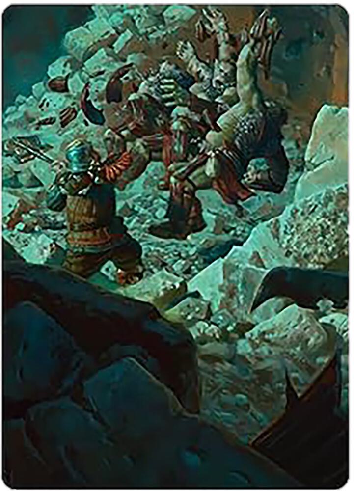Gimli's Reckless Might Art Card [Art Series: Universes Beyond: The Lord of the Rings: Tales of Middle-earth] 4