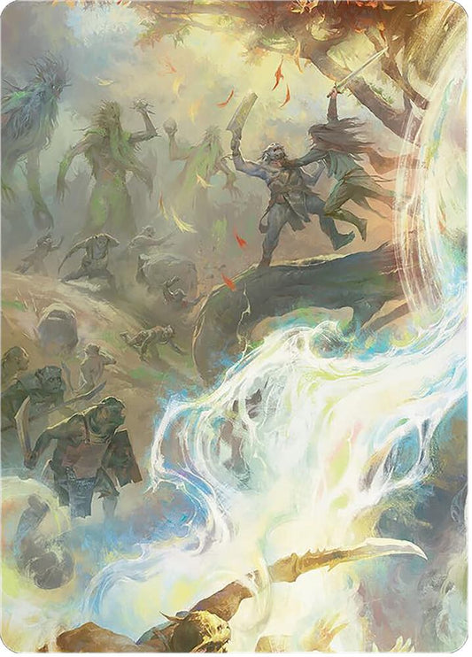 Arboreal Alliance Art Card [Art Series: Universes Beyond: The Lord of the Rings: Tales of Middle-earth] 7