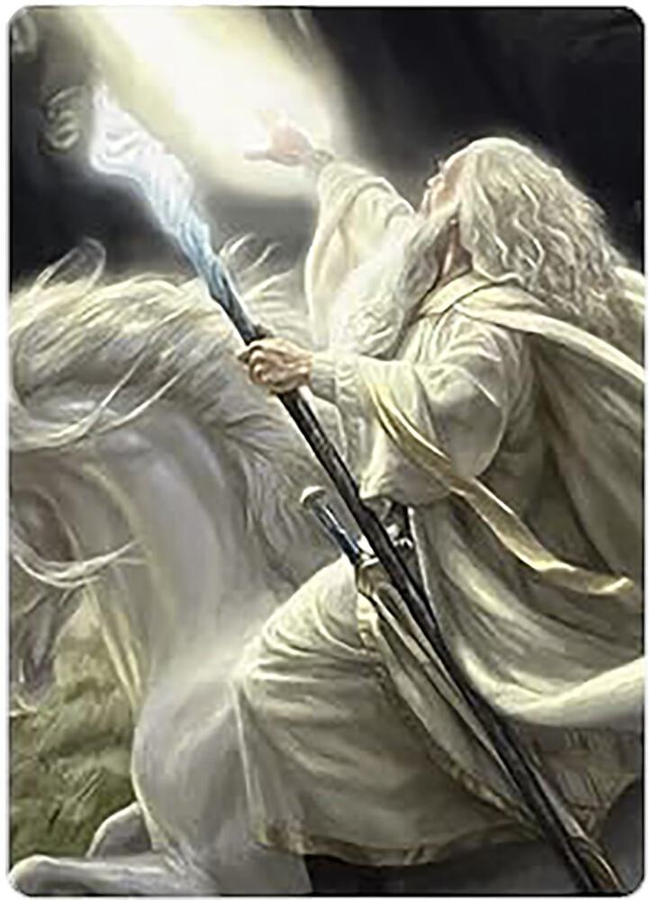 Gandalf of the Secret Fire Art Card [Art Series: Universes Beyond: The Lord of the Rings: Tales of Middle-earth] 17