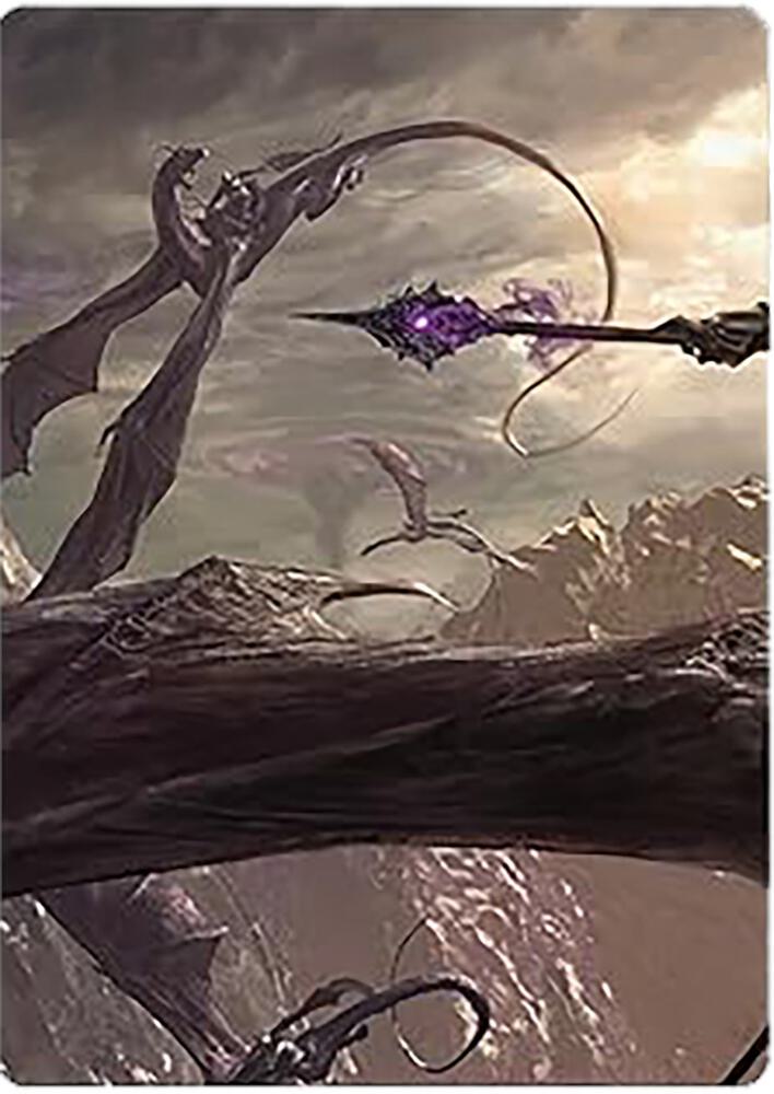 Nazgul Battle-Mace Art Card [Art Series: Universes Beyond: The Lord of the Rings: Tales of Middle-earth] 20