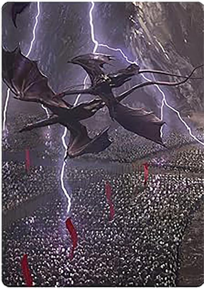 Mordor on the March Art Card [Art Series: Universes Beyond: The Lord of the Rings: Tales of Middle-earth] 22