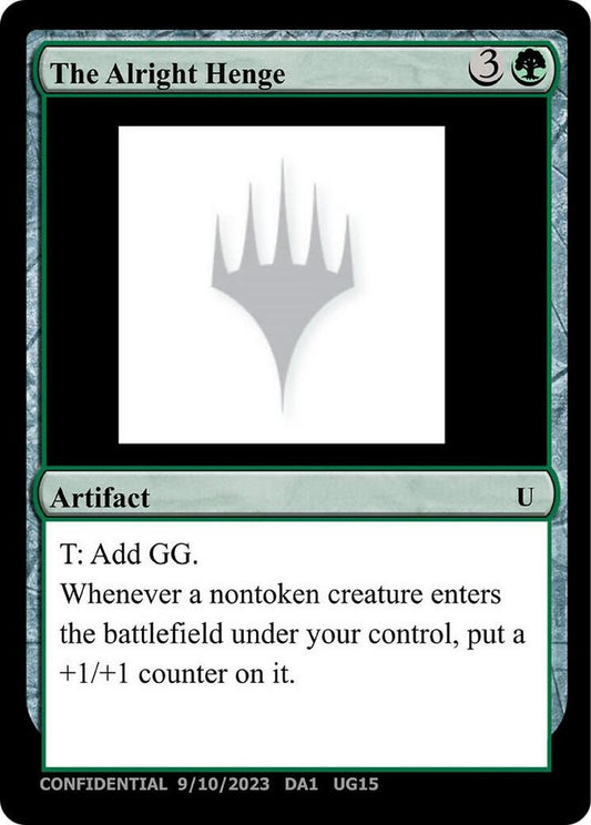 The Alright Henge [Un-Known Event Playtest Cards]