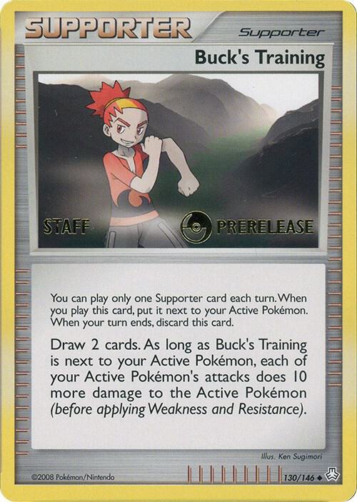 Buck's Training - 130/146 (Prerelease) [Staff] [Miscellaneous Cards & Products] 130