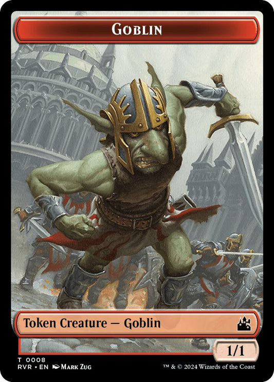 Goblin (0008) // Wurm Double-Sided Token [Ravnica Remastered] 8 // 13