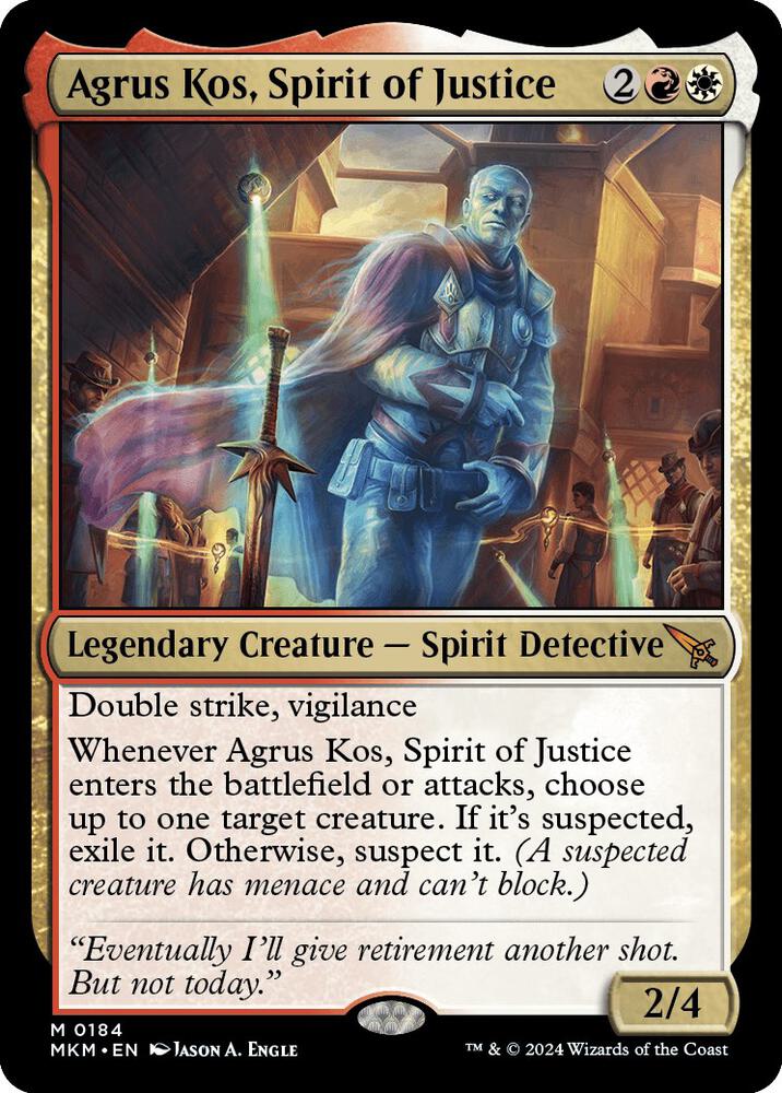 Agrus Kos, Spirit of Justice [Murders at Karlov Manor] 184