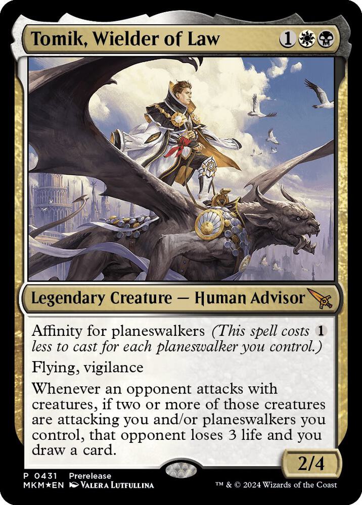 Tomik, Wielder of Law [Prerelease Cards] 431