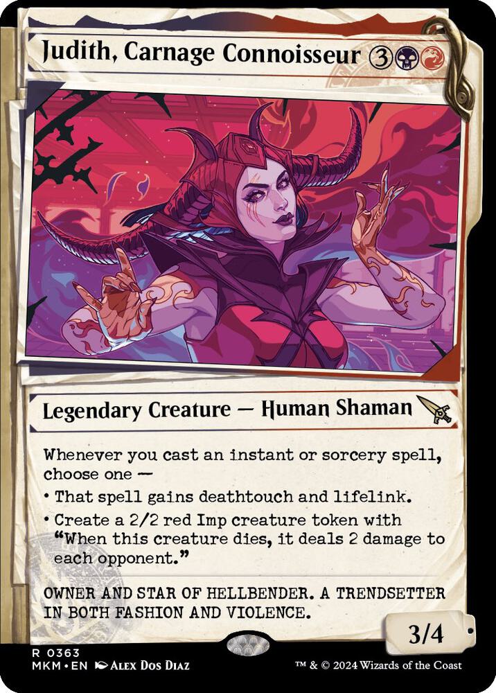 Judith, Carnage Connoisseur (Showcase) [Murders at Karlov Manor] 363