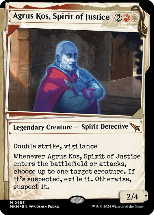 Agrus Kos, Spirit of Justice (Showcase) (Invisible Ink) [Murders at Karlov Manor] 383