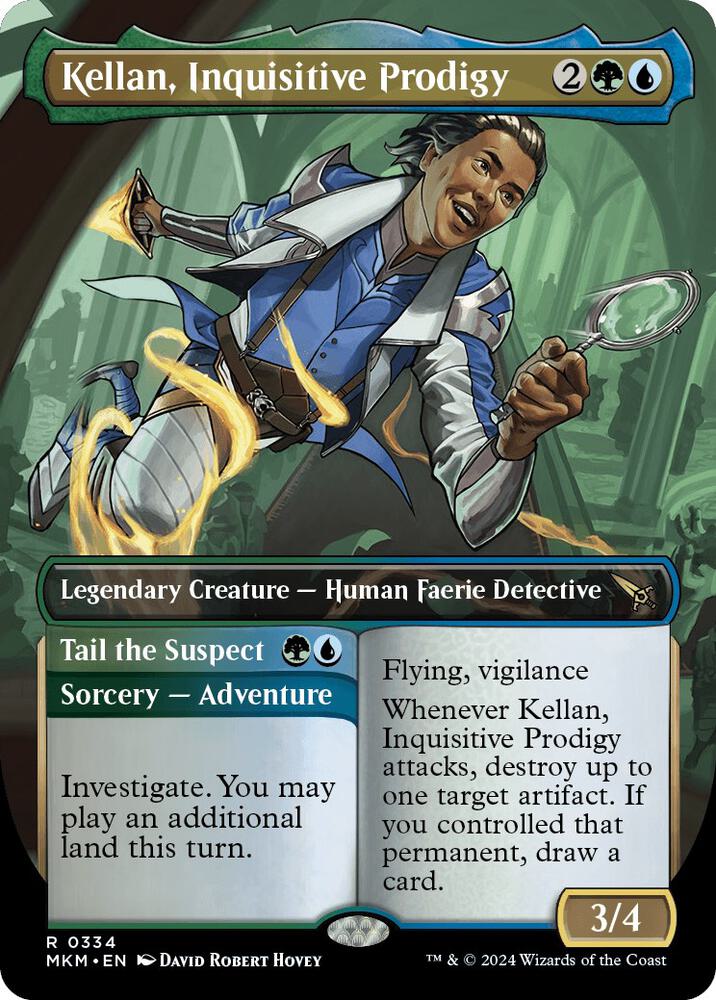 Kellan, Inquisitive Prodigy (Borderless) [Murders at Karlov Manor] 334
